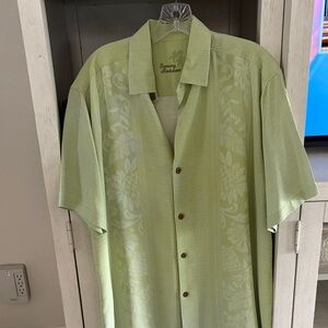 Tommy Bahama Light Green Floral Men's Shirt